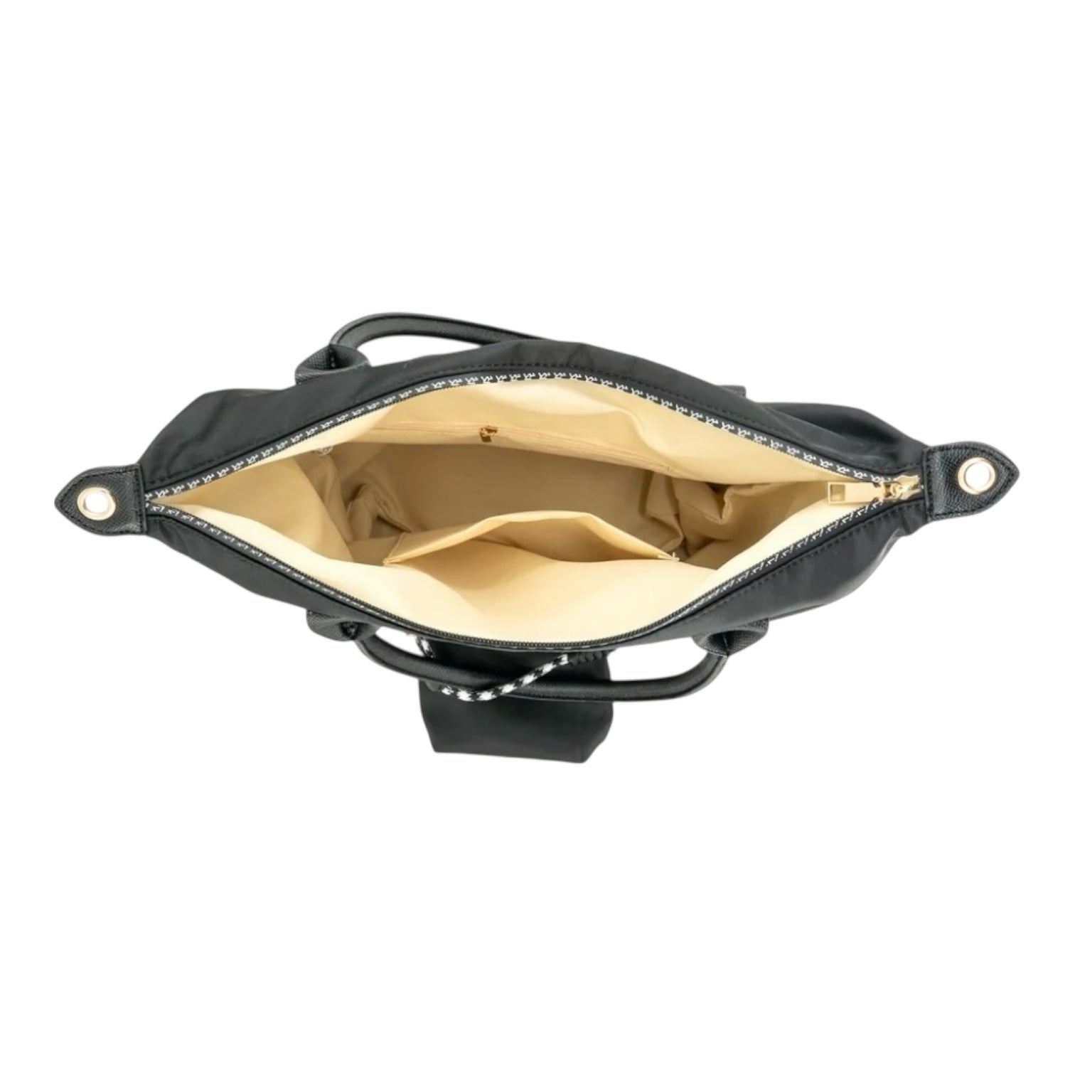 chaps small black tote travel bag Tupelo Travel Tote & tiny organizer Black