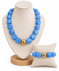 Blue Crush Necklace & Bracelet Combo