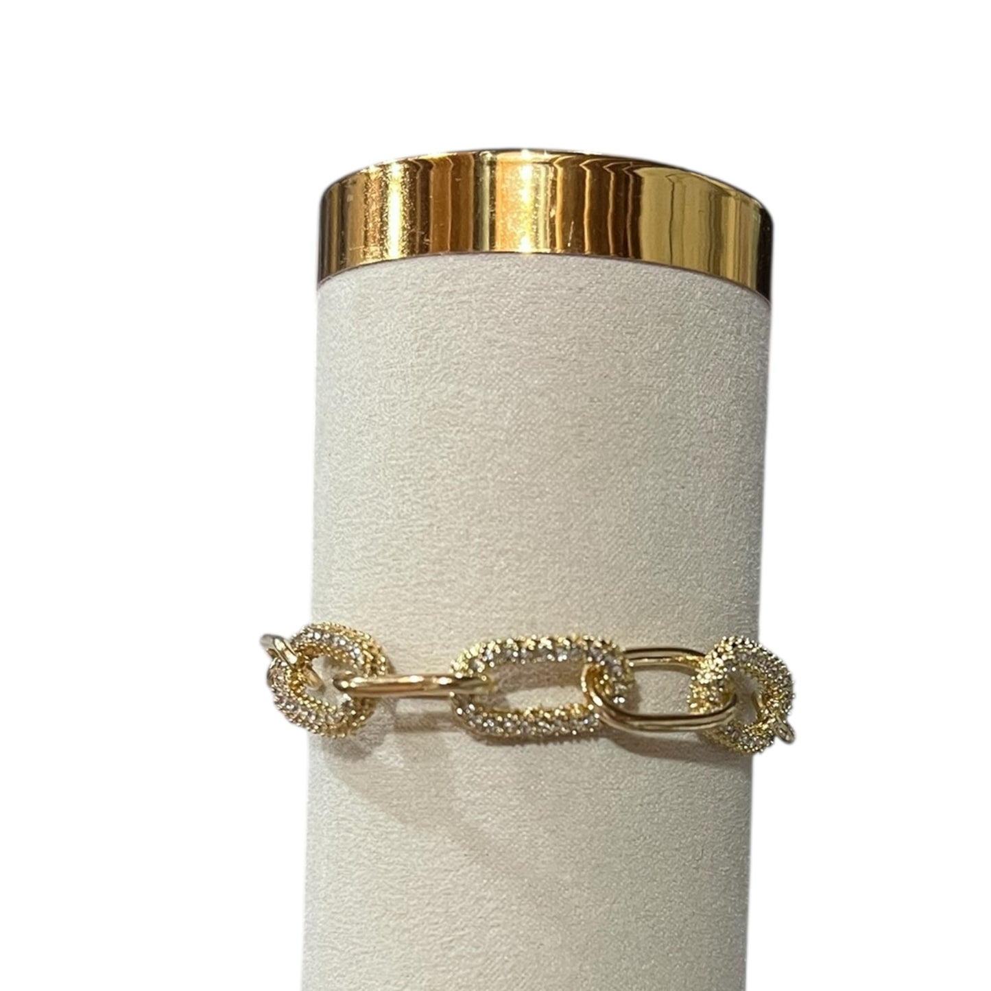 “County Road” lock & chain bracelet