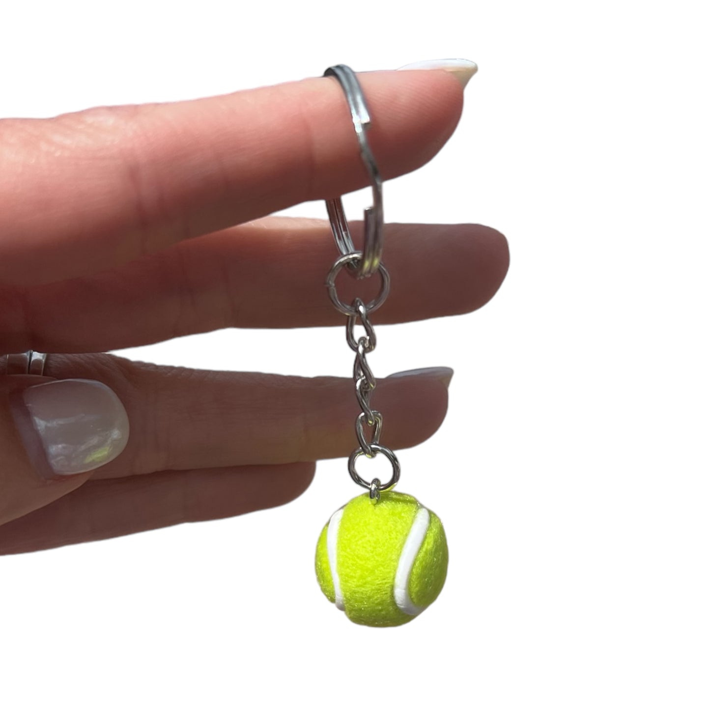 “Tennis Pro” keychain + initial