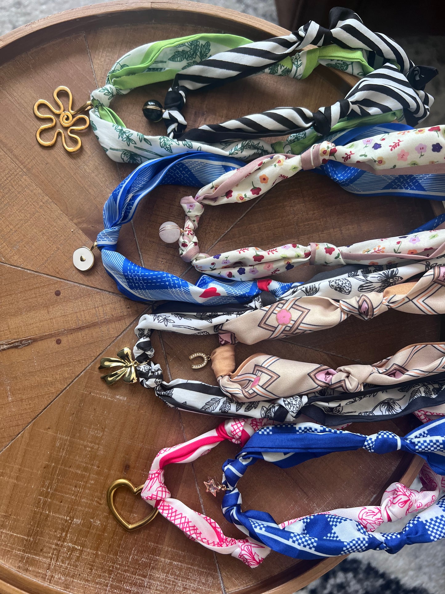 Lucky Charms Scarf Necklaces