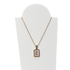 Laurel Pearl Initial Necklace