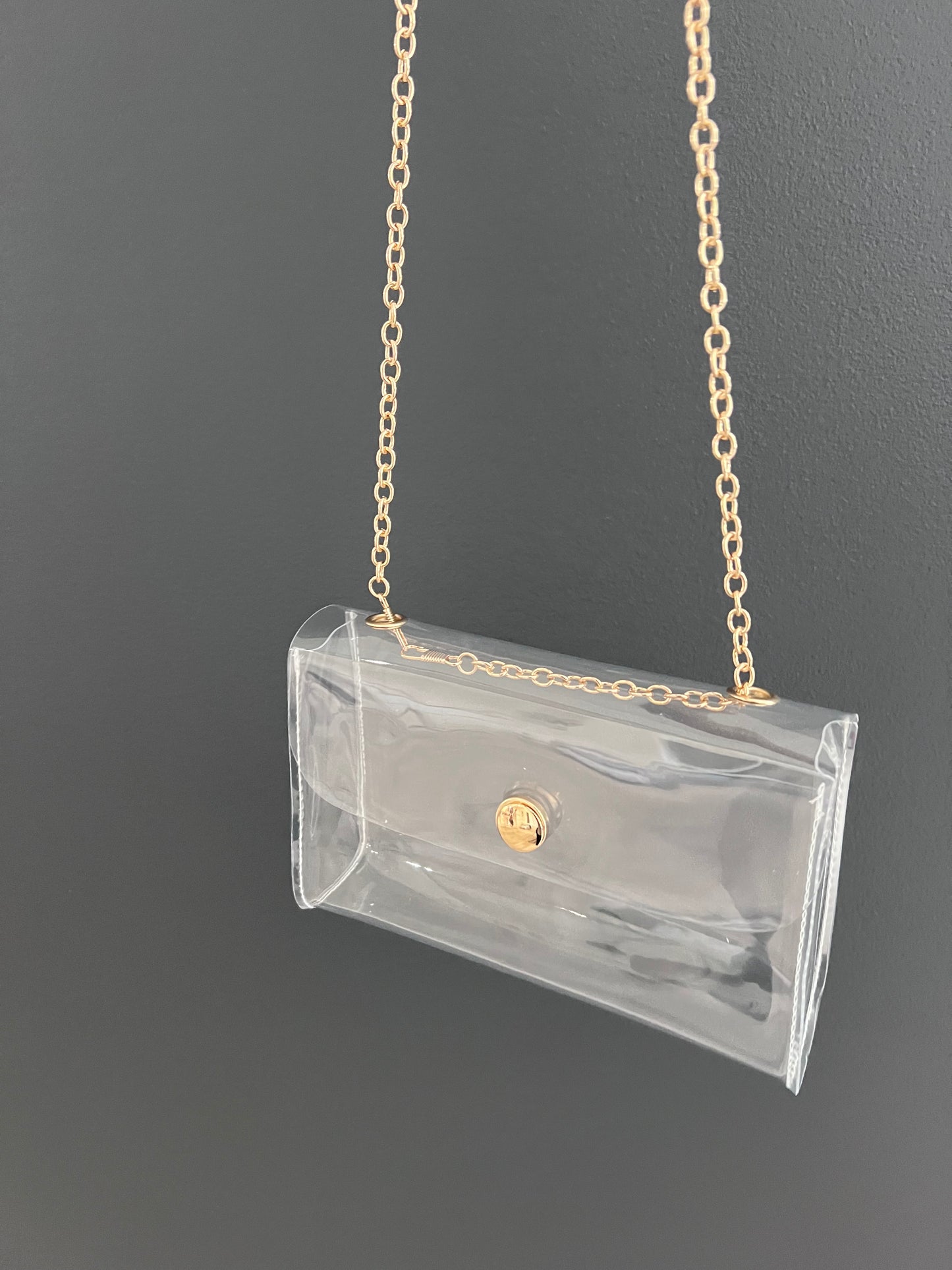 “Game Day” clear stadium crossbody + phone connector