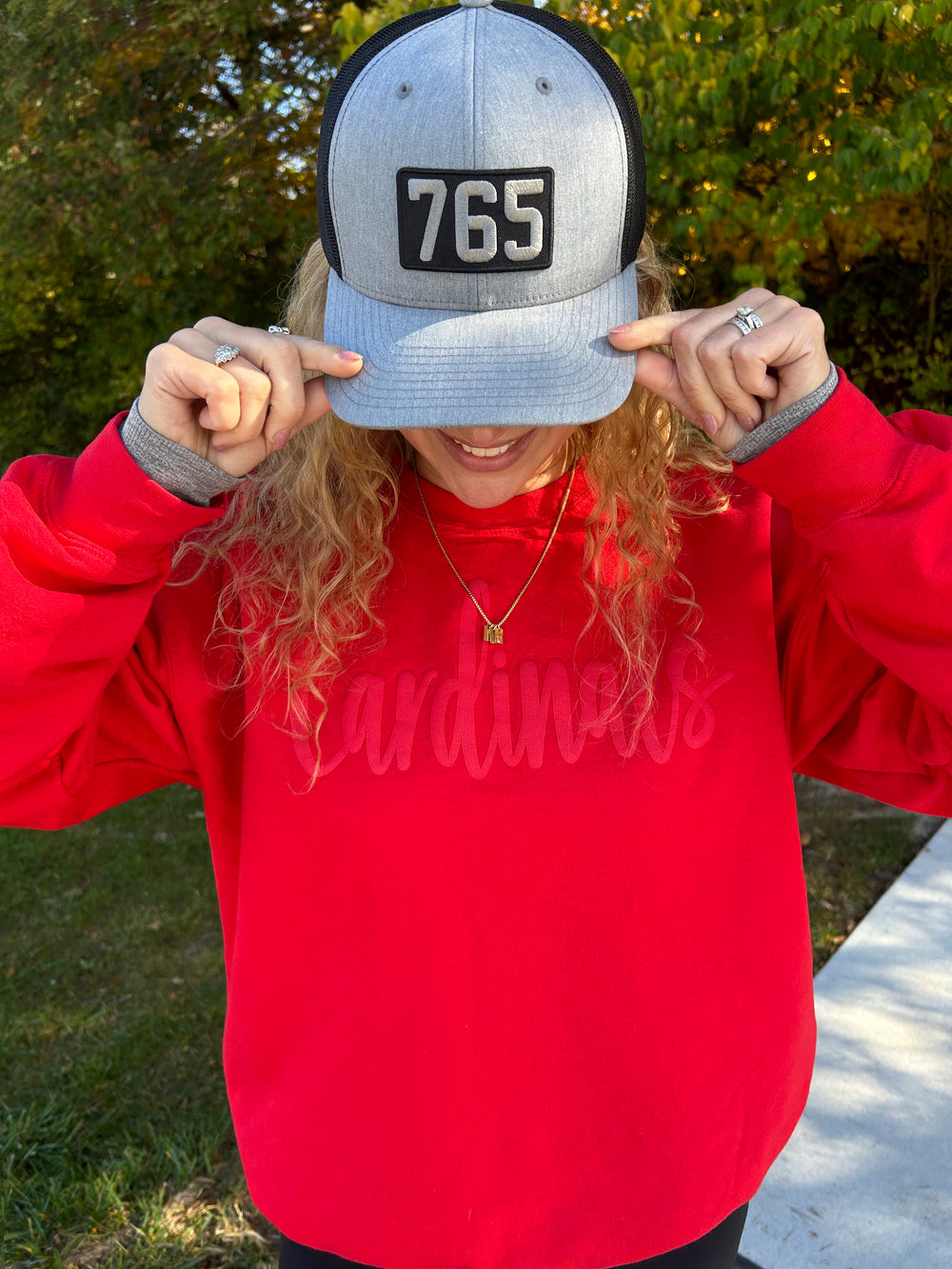 Cardinals Double Red Sweatshirt