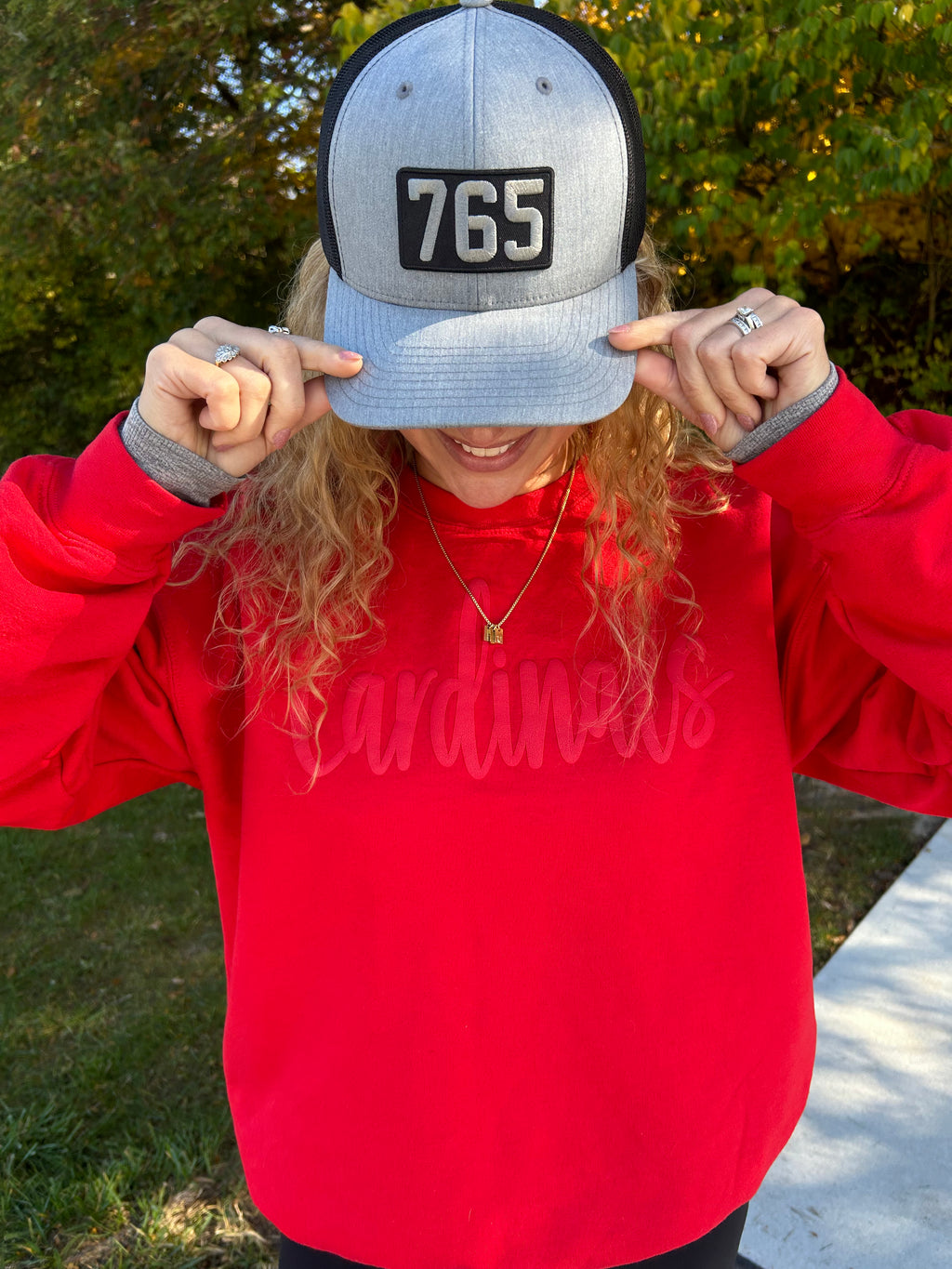 Cardinals Double Red Sweatshirt