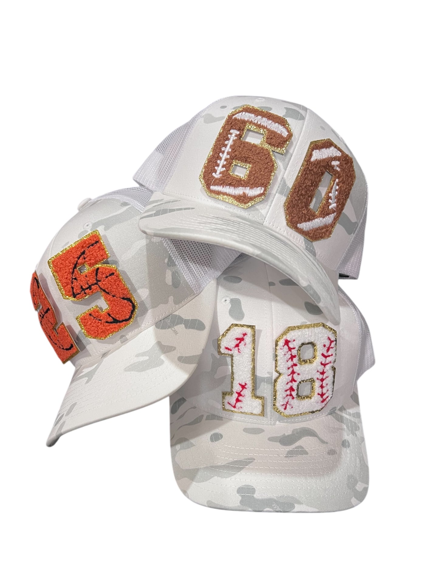 White Camo Sports Cap