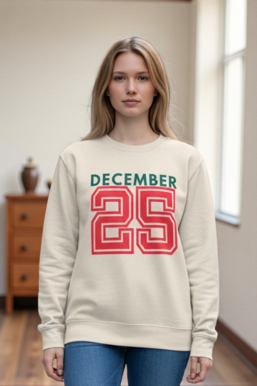 December 25 Jersey Sweatshirt