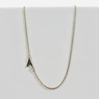 “Delicate” gold initial pendant