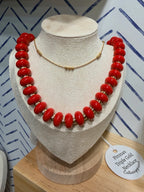 Golden Hour Beaded Necklace