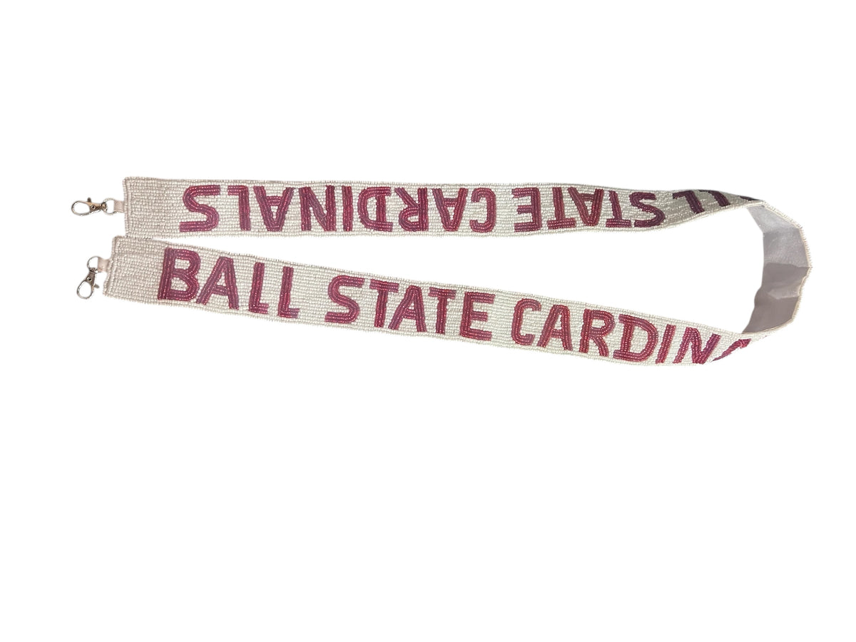 Ball State Cardinals purse strap