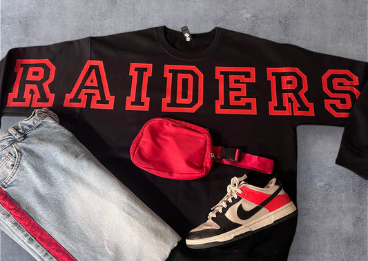 Raiders Sleeve Design Sweatshirt