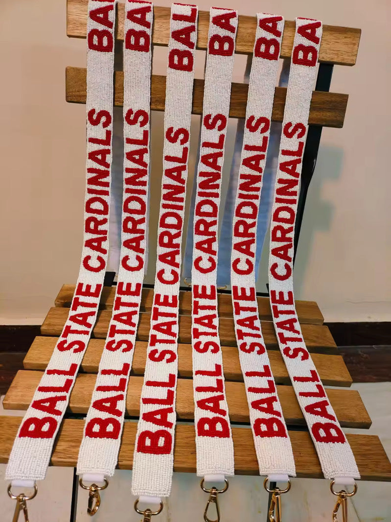 Ball State Cardinals purse strap