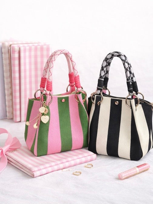 Sweet Stripe Mini Tote