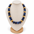 Blue Crew Navy & Gold Necklace