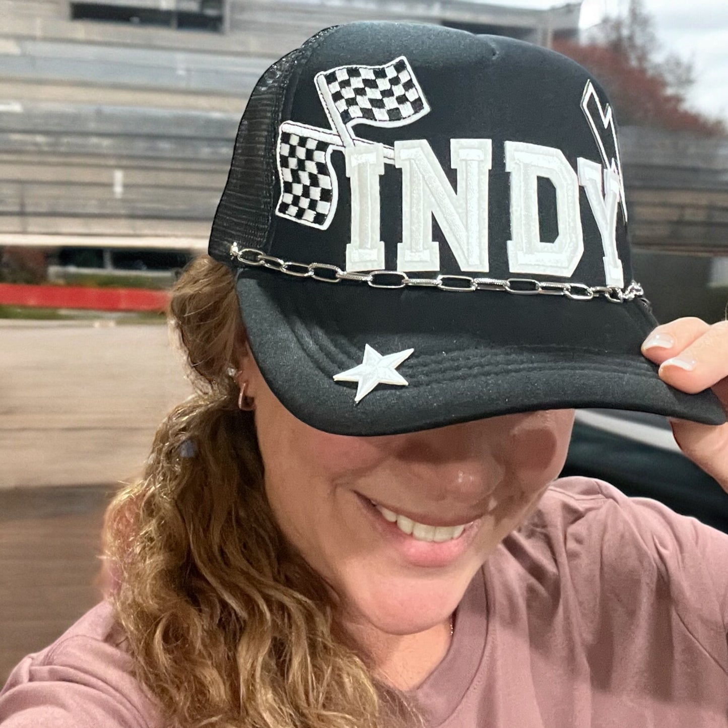 “Let’s Race” Indy trucker hat