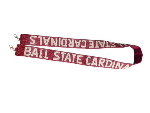 Ball State Cardinals purse strap
