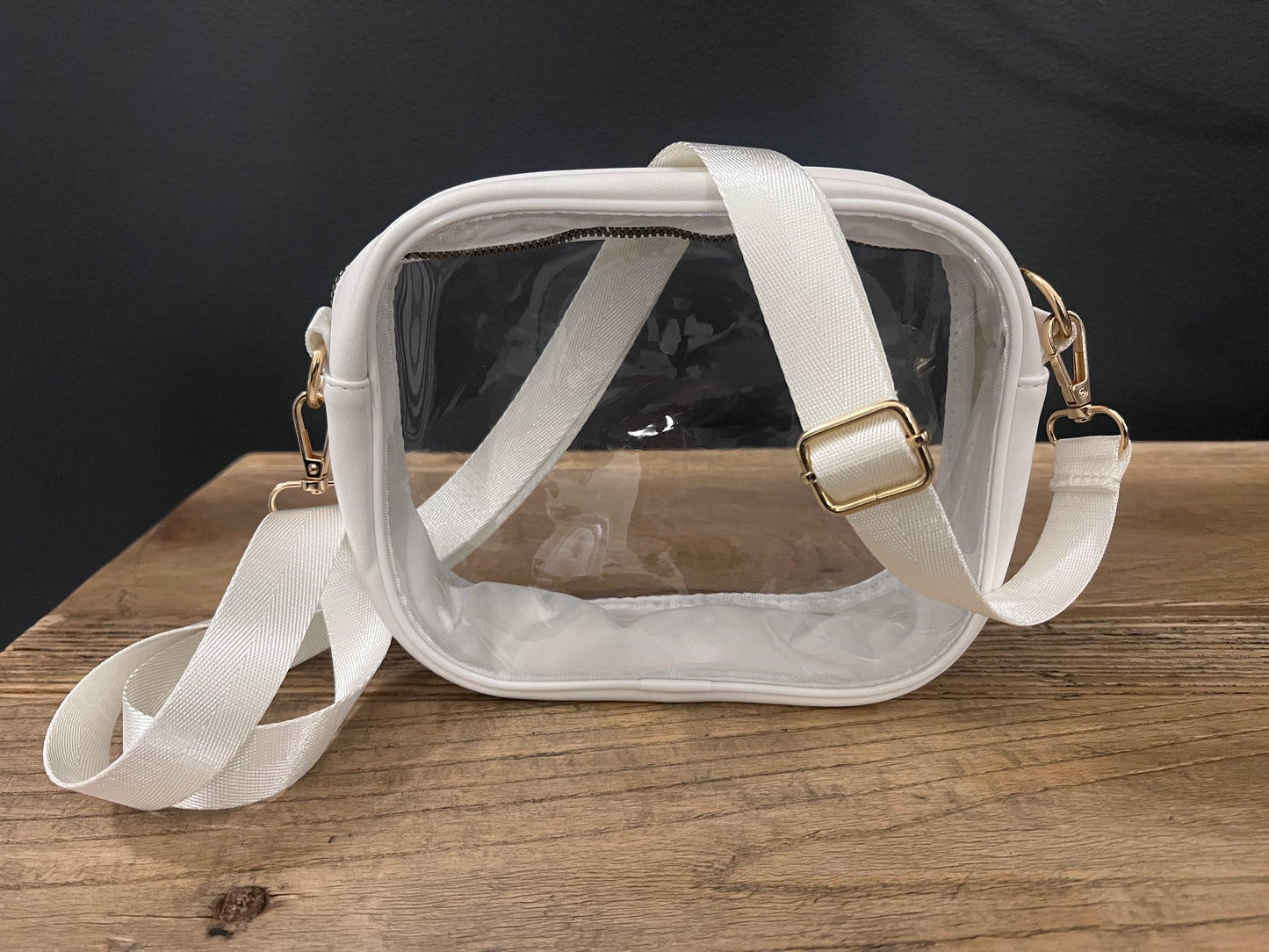 “Game Day” clear stadium crossbody