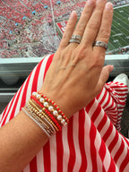 Red, Pearl, & Gold stack