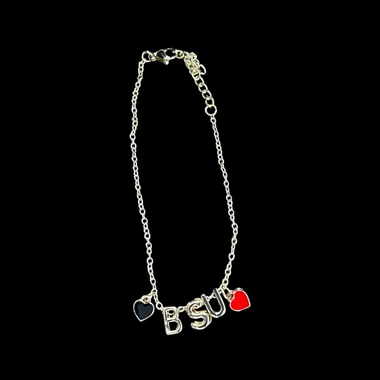 “BSU Heart” charm bracelet