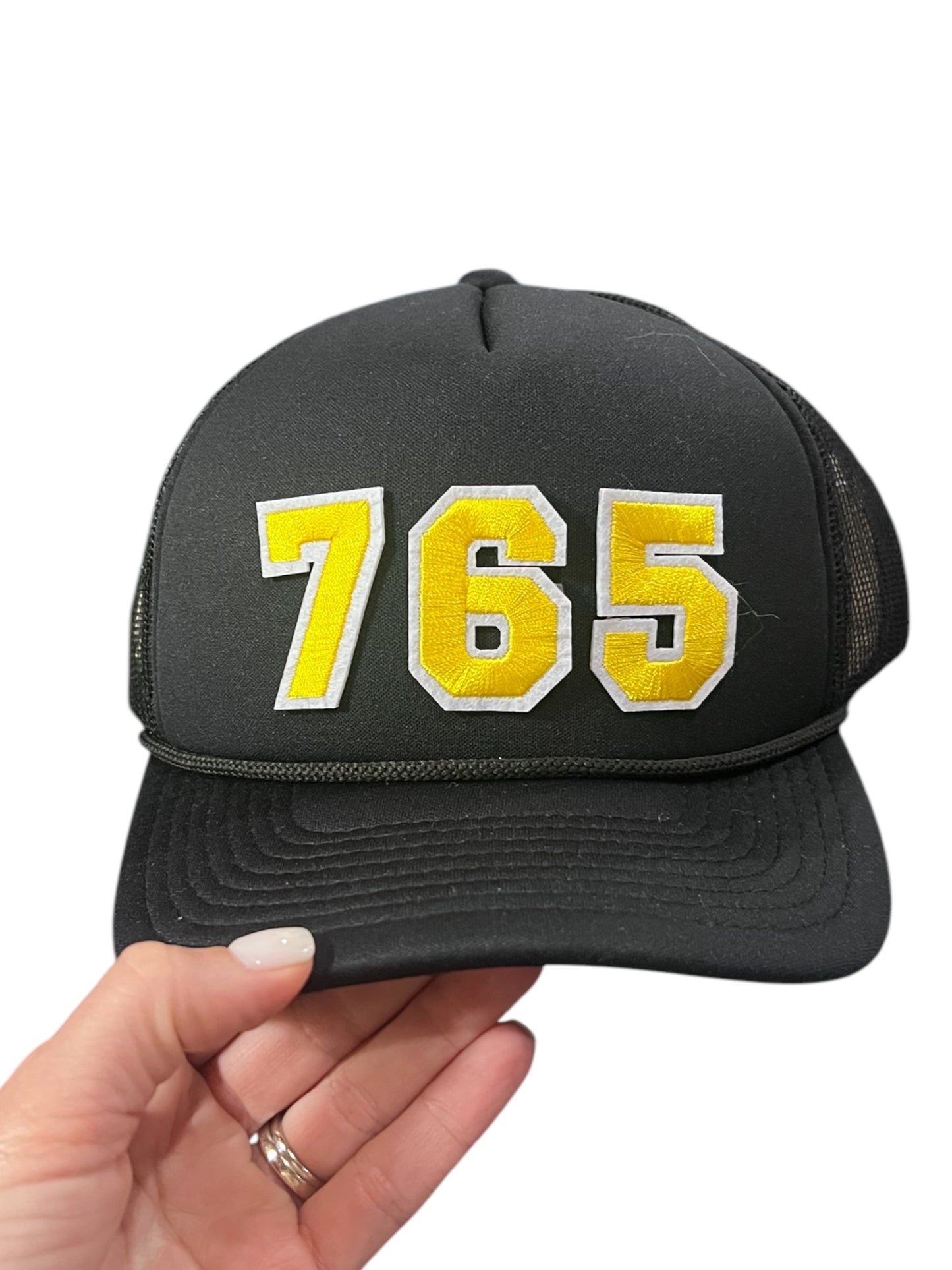 “Dial it in” area code trucker hat