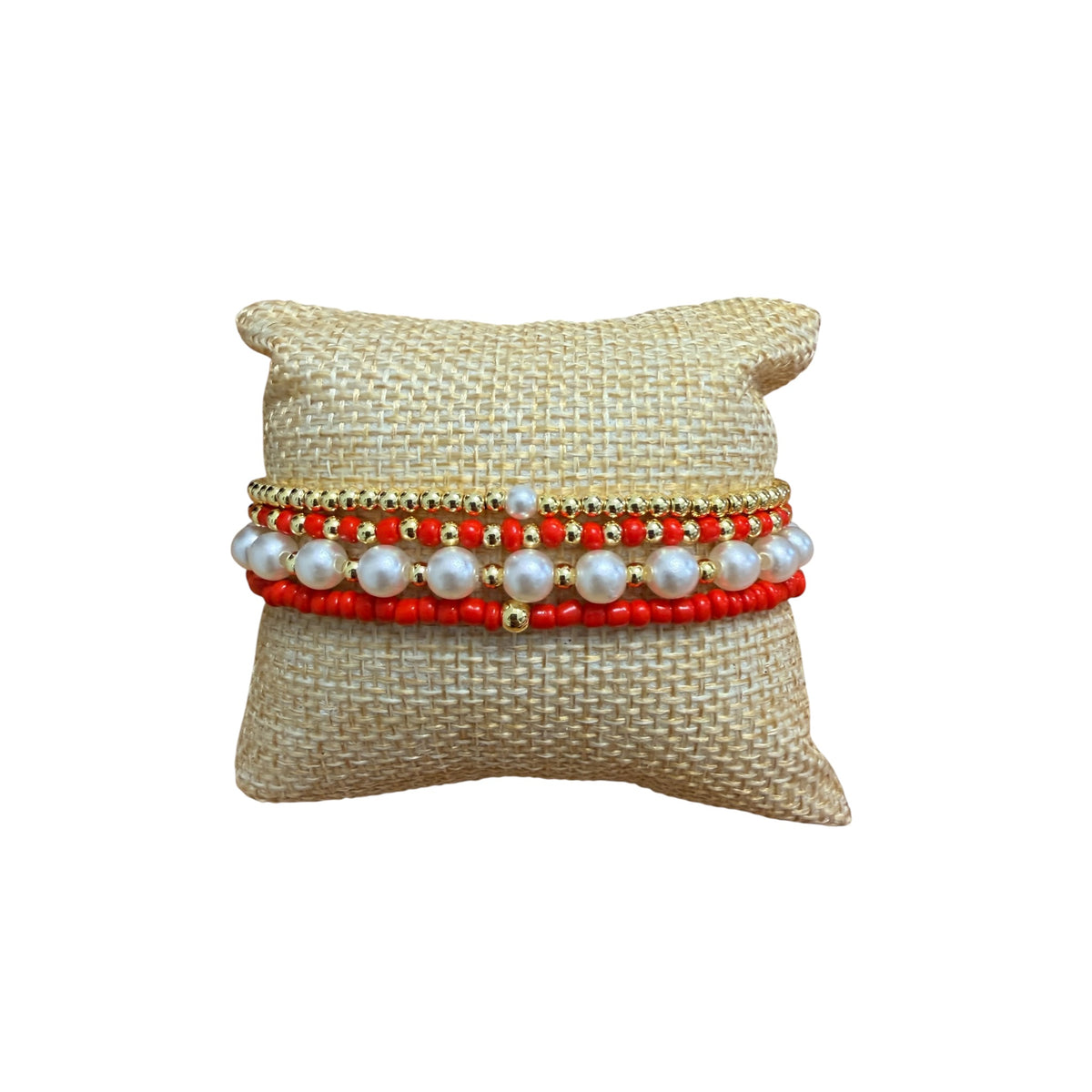 Red, Pearl, & Gold stack