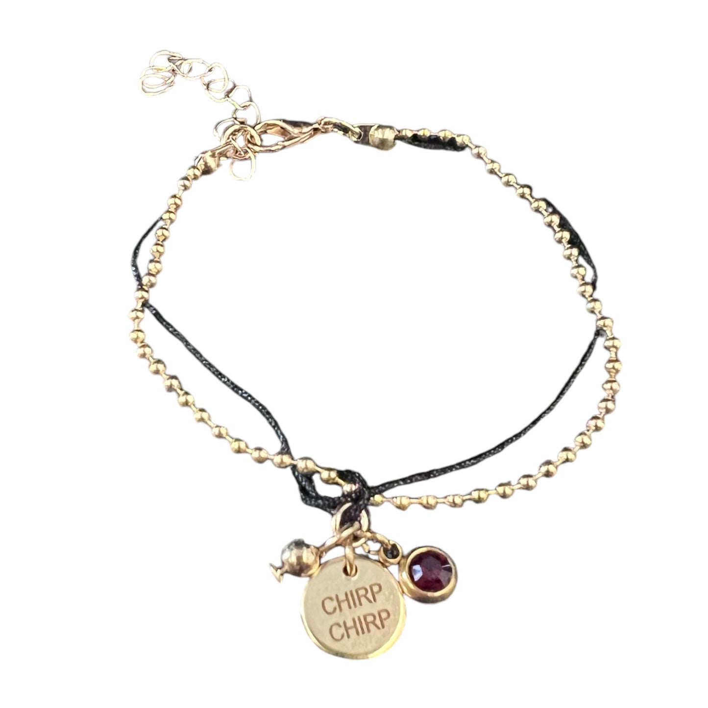 Cardinal Elegance charm bracelet