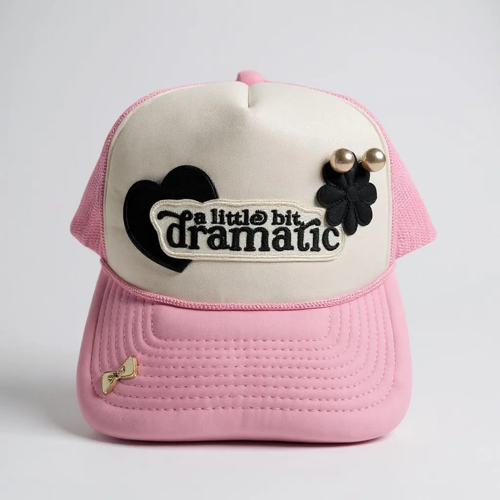 “Lil Bit Dramatic” trucker hat