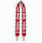 Scalloped Beaded Game Day Purse Strap – Ole Miss