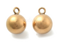 Round Ball Charm – Gold