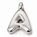 Puffy Initial Pendant Charm
