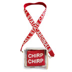 Ball State Cardinals beaded purse strap paired with clear stadium bag and Chirp Chirp coin purse