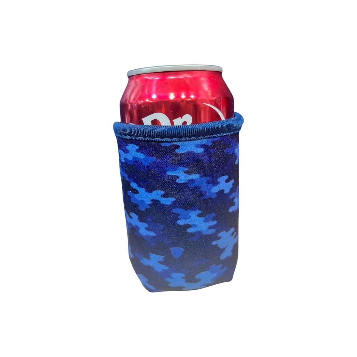 Blue Crew Camo regular can sleeve