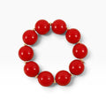 Classic Red Beaded Bracelet