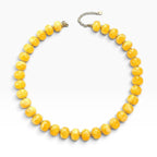 Color Pop Abacus Bead Necklace - Bright Yellow