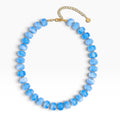 Color Pop Abacus Bead Necklace - Sky Blue