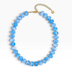 Color Pop Abacus Bead Necklace - Sky Blue