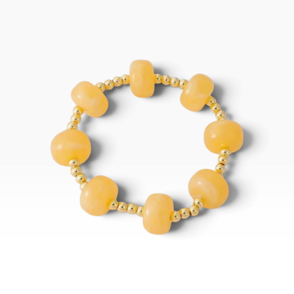 Color Pop Beaded Bracelet - Yellow