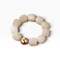 Colorful Dopamine Bead Bracelet - White