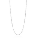 Stainless Steel confetti white chain necklace