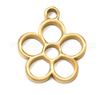 Classic Cross Charm – Gold