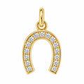 Horseshoe Charm - Gold