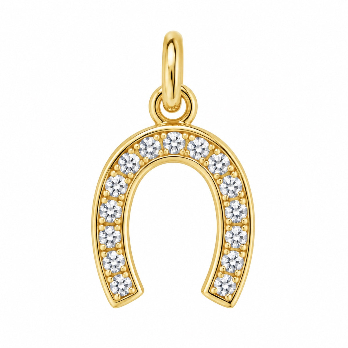 Horseshoe Charm - Gold