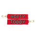 Hotty Toddy red beaded wristlet