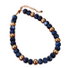 Hotty Toddy navy and gold beaded necklace