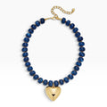 Lapis Heart Necklace