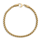 Men's Chain Metal Clasp Bracelet - gold