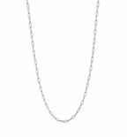Stainless Steel 2.5mm paperclip chain necklace