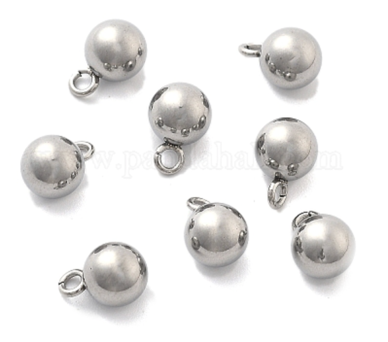 Pearl Heart Charm – Gold