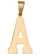 Sports Letter Pendant - letter A